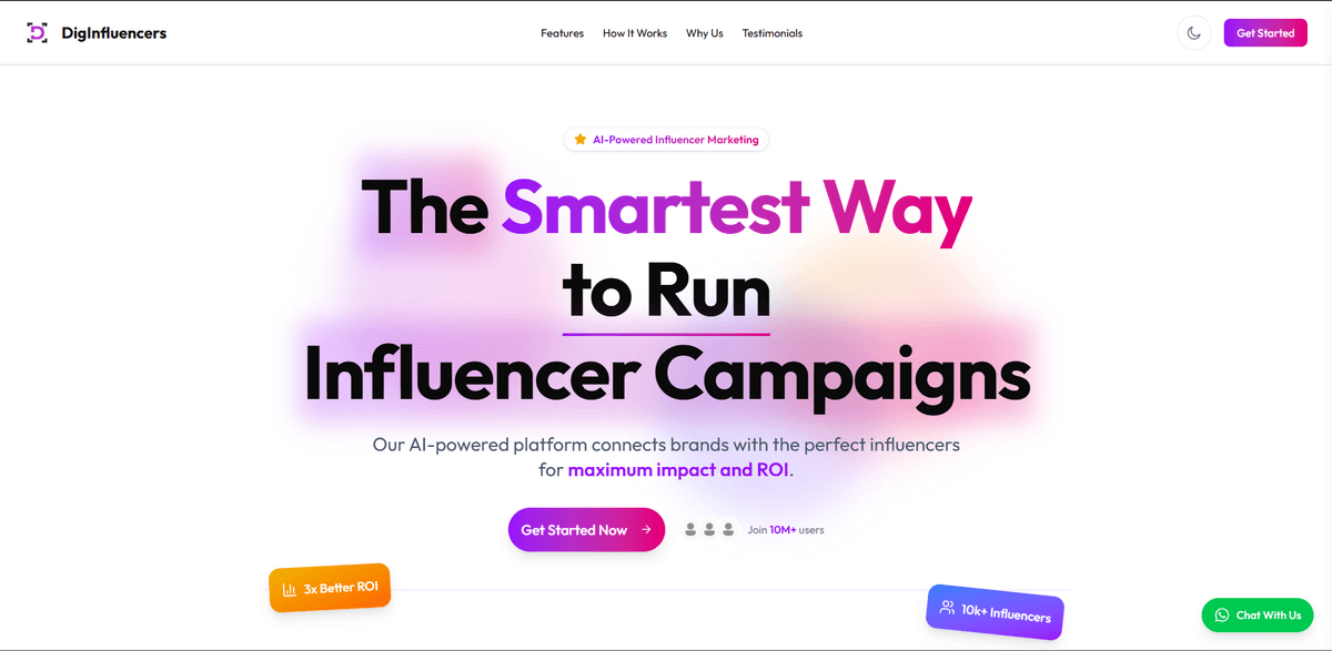 Diginfluencers – Influencer Marketing Platform
